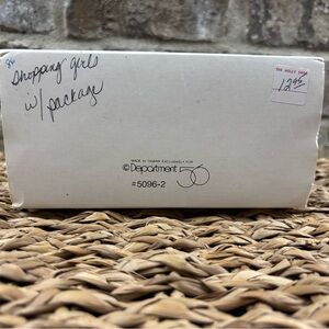 Department 56 Shopping Girls Collectible Figurines 1986